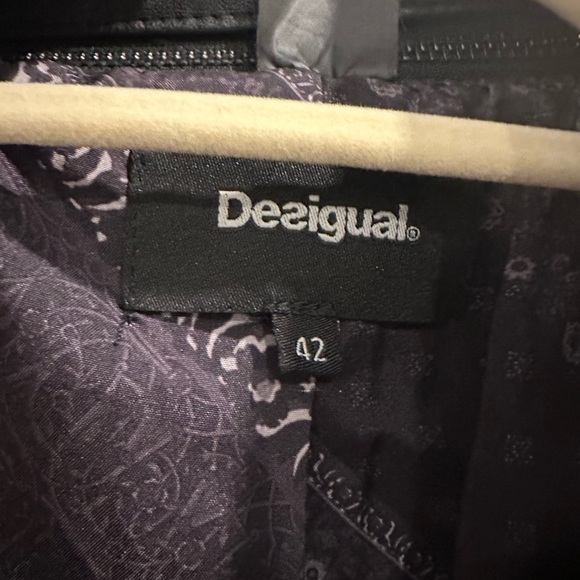 NWT Desigual Vegan Soft Leather Bomber Jacket  - LAST CHANCE - Picture 7 of 14